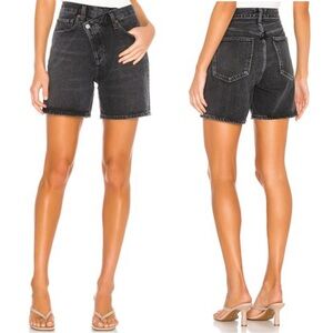 Agolde Criss Cross Denim Short
